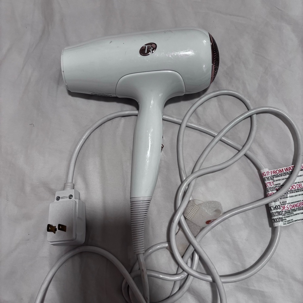 T3 white hair blow dryer